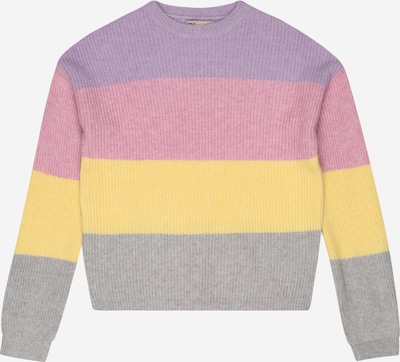 KIDS ONLY Sweater 'Sandy' in Yellow / mottled grey / Orchid / Light purple, Item view