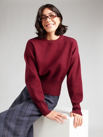 TOPSHOP Πουλόβερ 'BELLE' σε κόκκινο: μπροστά