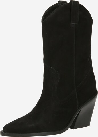 Bottes de cowboy 'New-Kole' BRONX en noir : devant