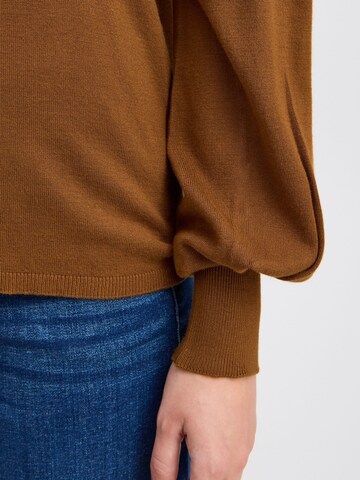 ICHI Sweater ' MAFA ' in Brown
