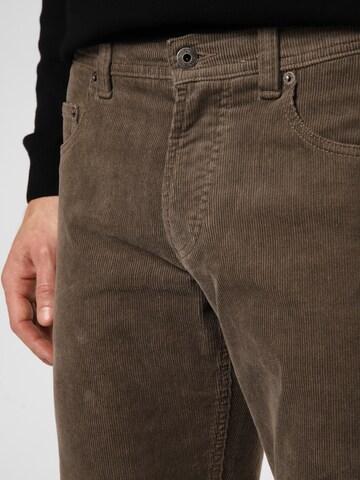 Nils Sundström Regular Pants 'Aiden' in Brown