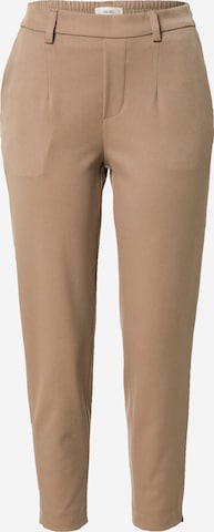 Slimfit Pantaloni chino 'Lisa' di OBJECT in beige: frontale