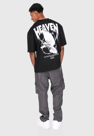 Dropsize Tričko 'Heaven Dove' – černá