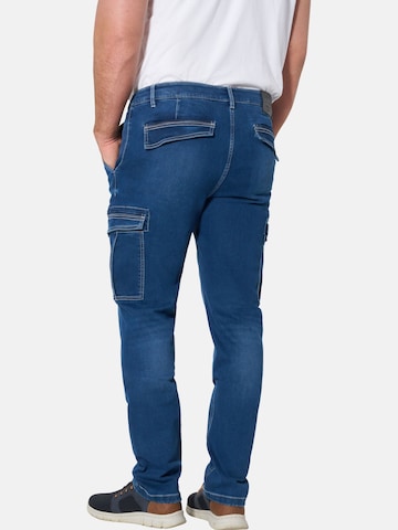 Jan Vanderstorm Loose fit Cargo Jeans ' Gunnheim ' in Blue