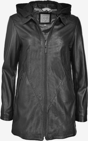 JCC Lederjacke in Schwarz: Vorderseite