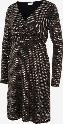 MAMALICIOUS Obleka 'COLLINS TESS' | črna barva: sprednja stran