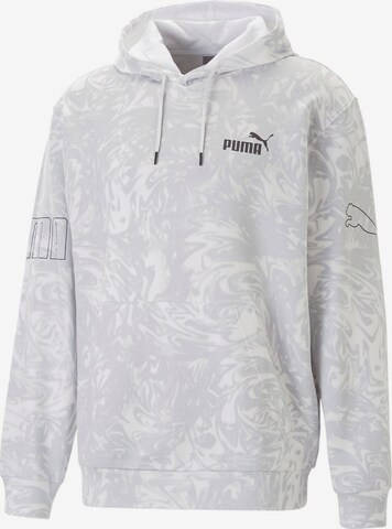 PUMA - Sweatshirt de desporto 'POWER' em branco: frente