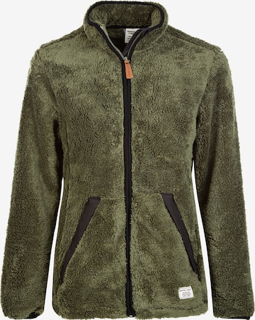 Weather Report Functionele fleece jas in Groen: voorkant