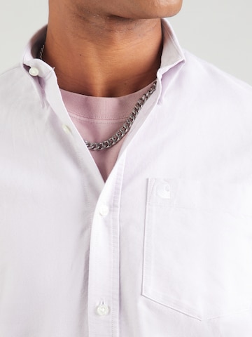 Carhartt WIP Regular fit Button Up Shirt in Pink