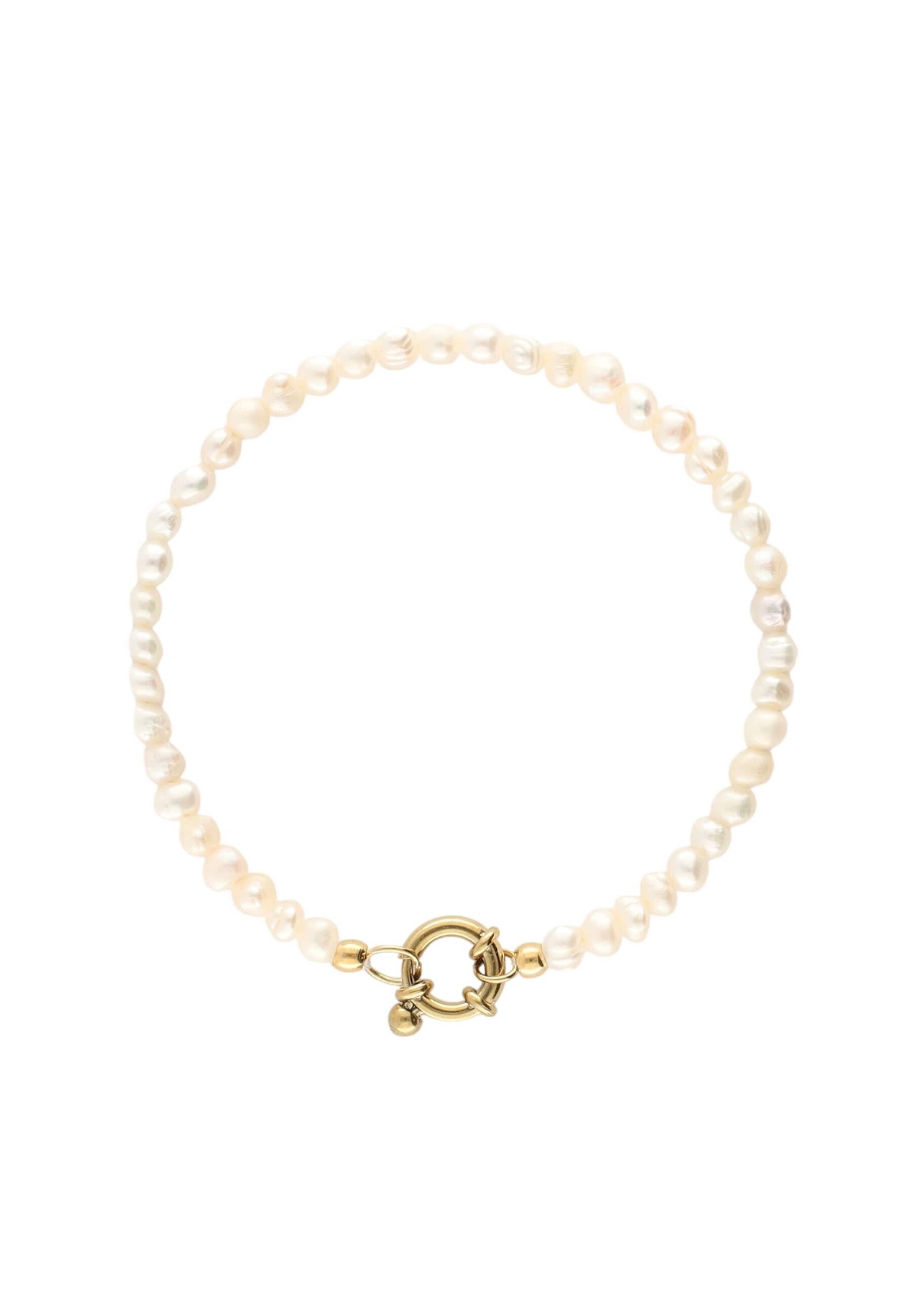 My Jewellery Armband in de kleur Goud / Wit, Productweergave