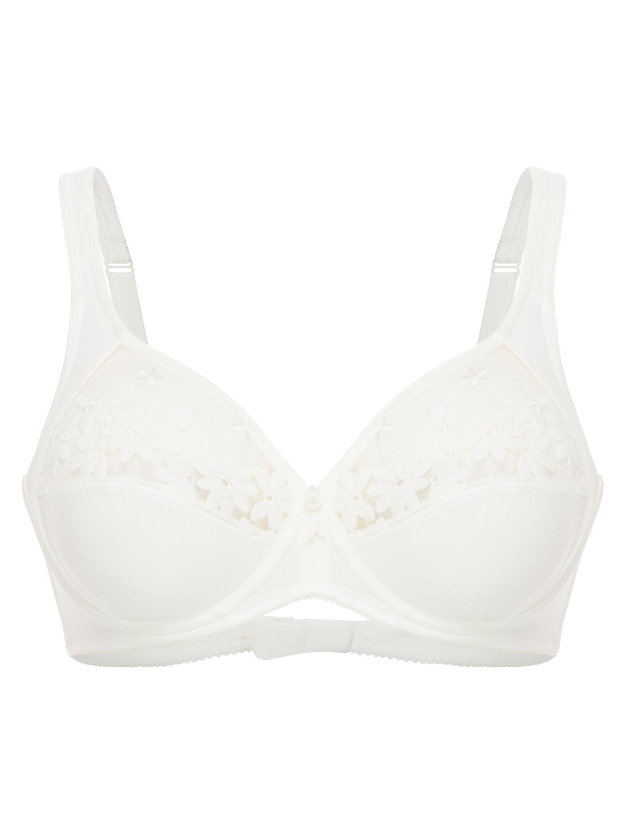 FELINA Minimizer Minimizer 'Swiss Broderie' in Wit: voorkant