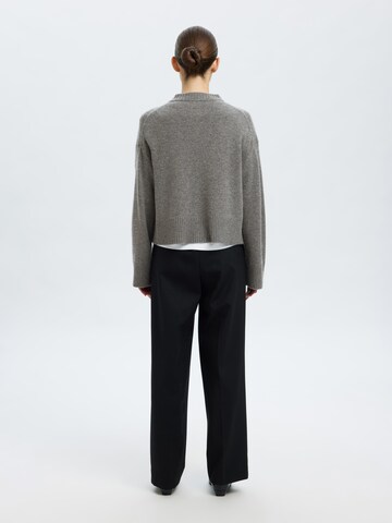 Cardigan 'SLFCILLE' SELECTED en gris