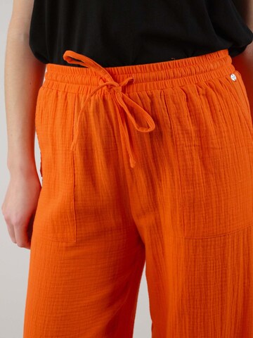Wide Leg Pantalon 'Dana' Deeluxe en orange