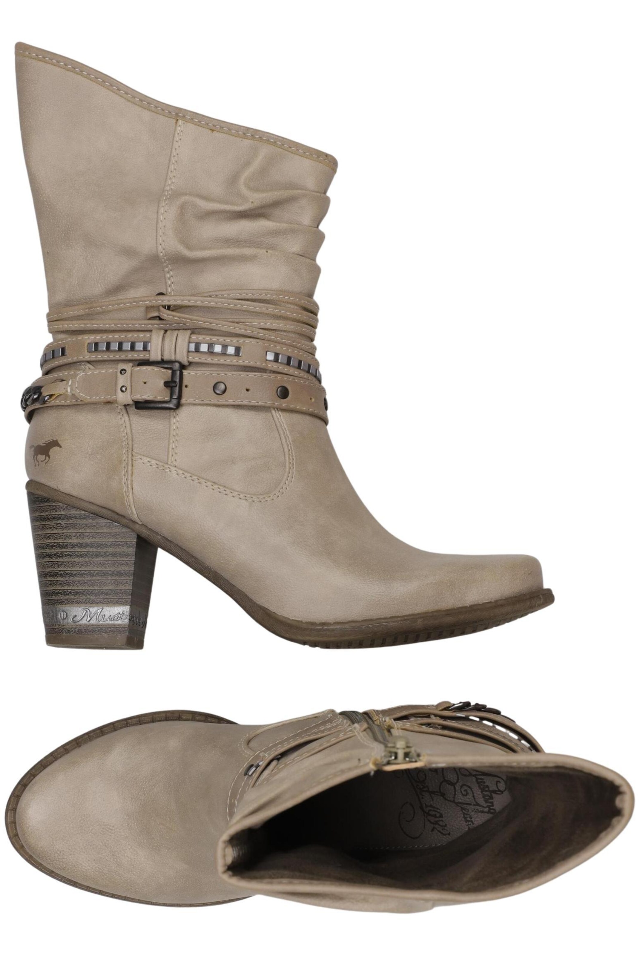 MUSTANG Dress Boots in 38 in Beige: front