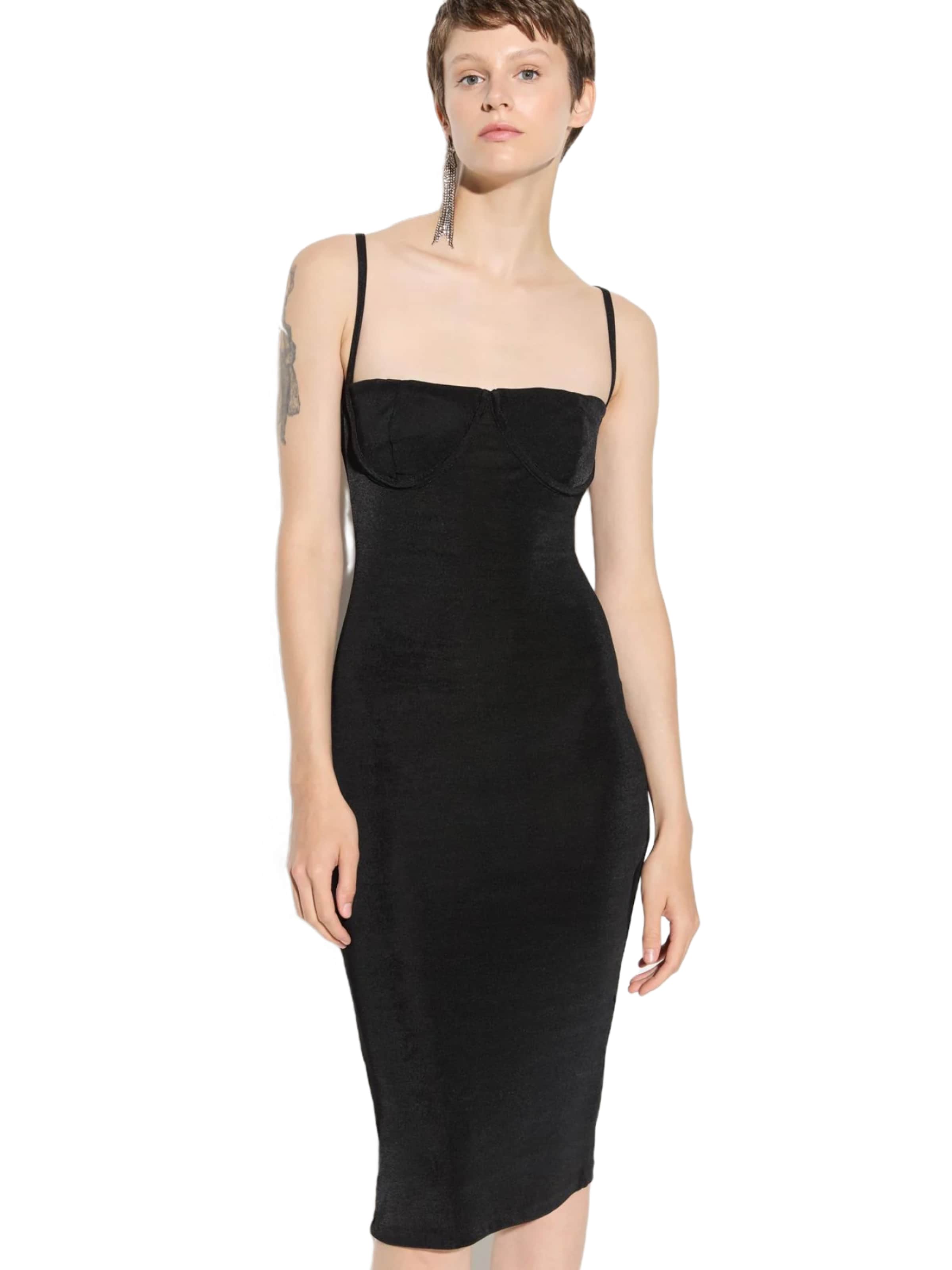 No Matter What Cocktailjurk in Zwart: voorkant