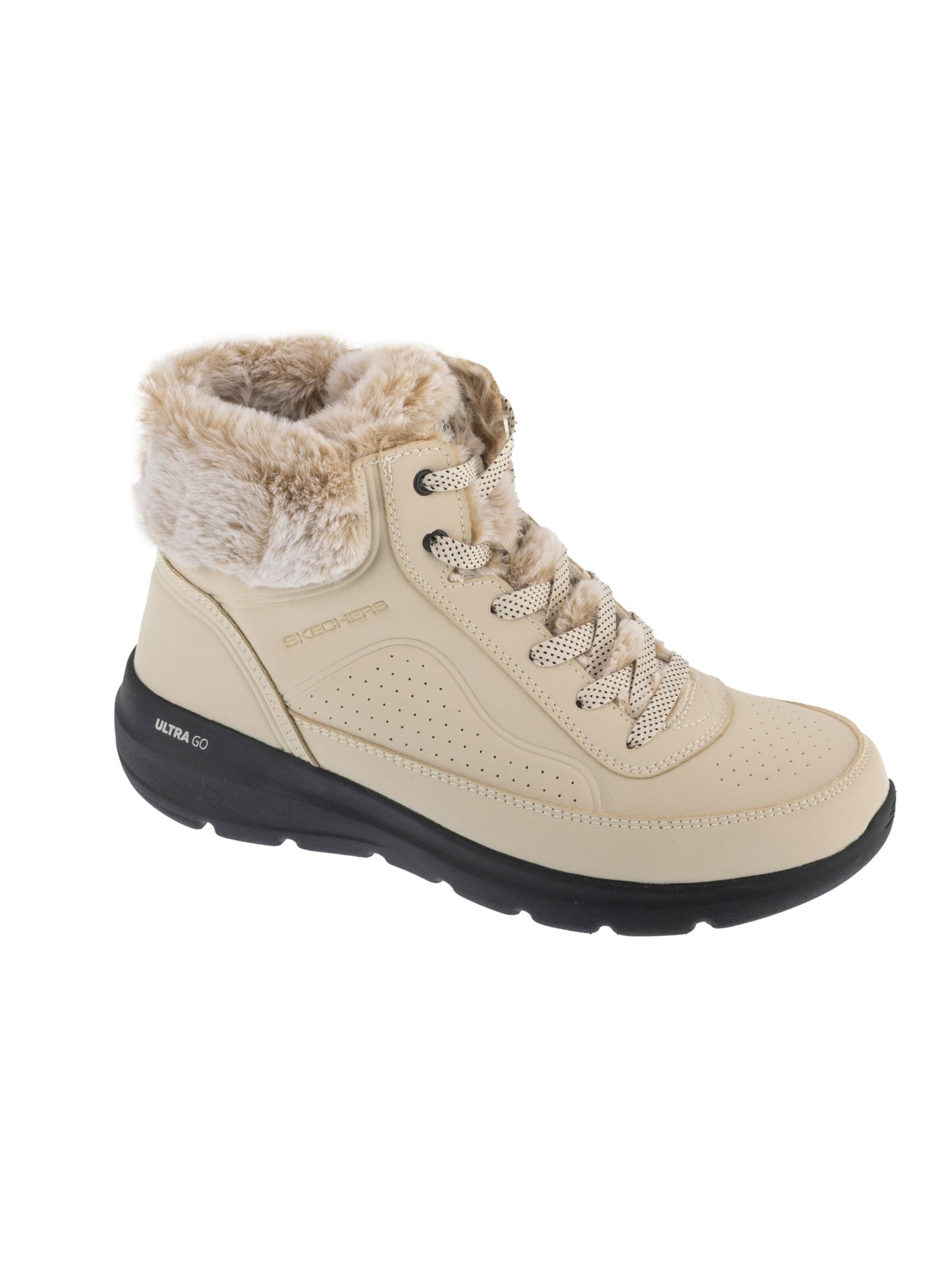 SKECHERS Schnürstiefel 'Skechers Glacial Ultra - Mountain Muse'‌‌‌‌‌‌‌‌‌ in Beige