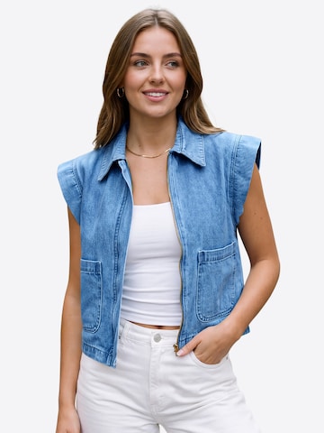 Imily Bela Bodywarmer in Blauw: voorkant