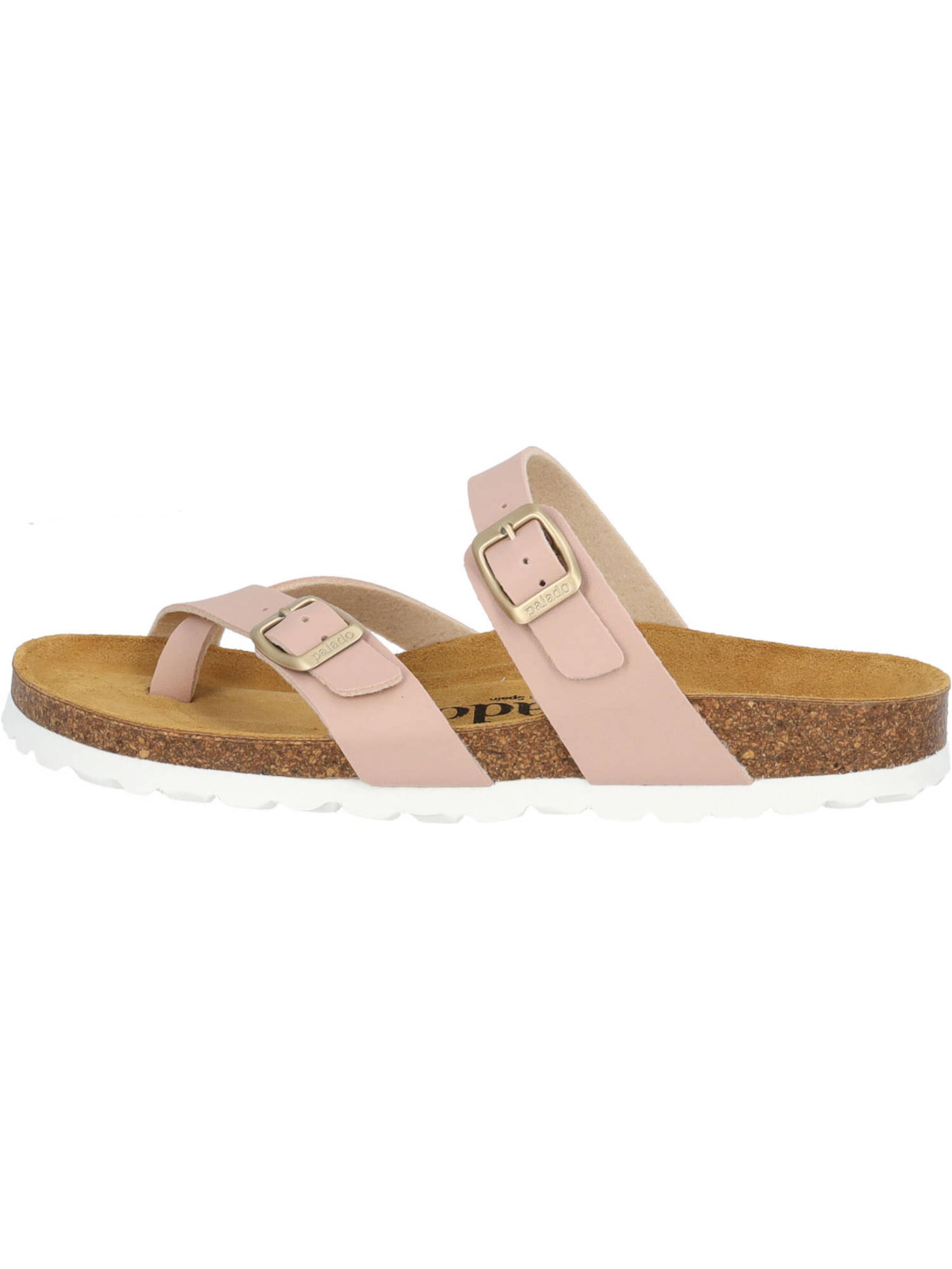 Palado T-bar sandals 'Cres' in Pink: front