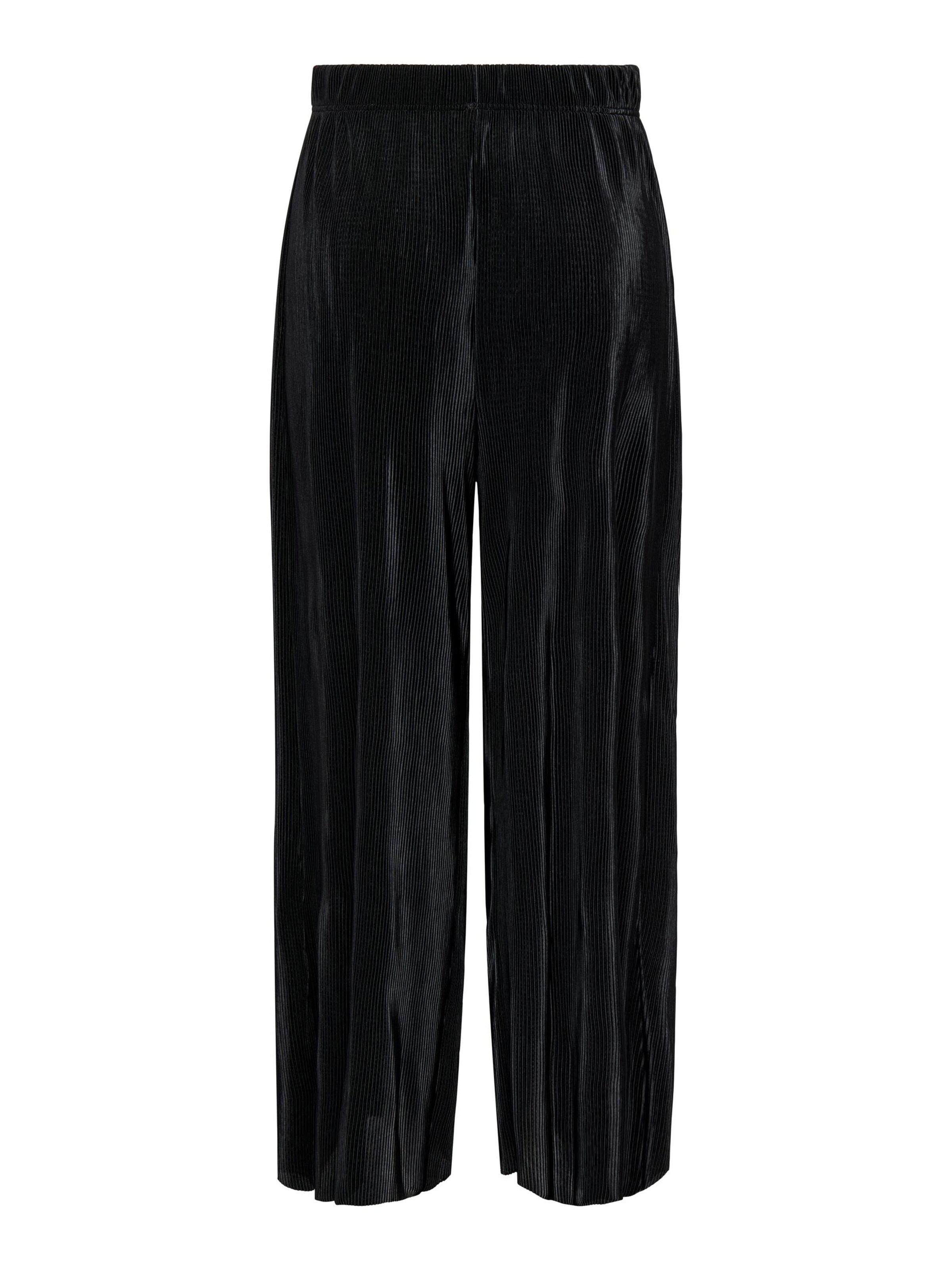 ONLY Regular Housut 'NISA' värissä musta: etupuoli