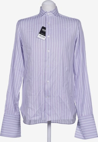 Ermenegildo Zegna Button Up Shirt in S in Purple: front