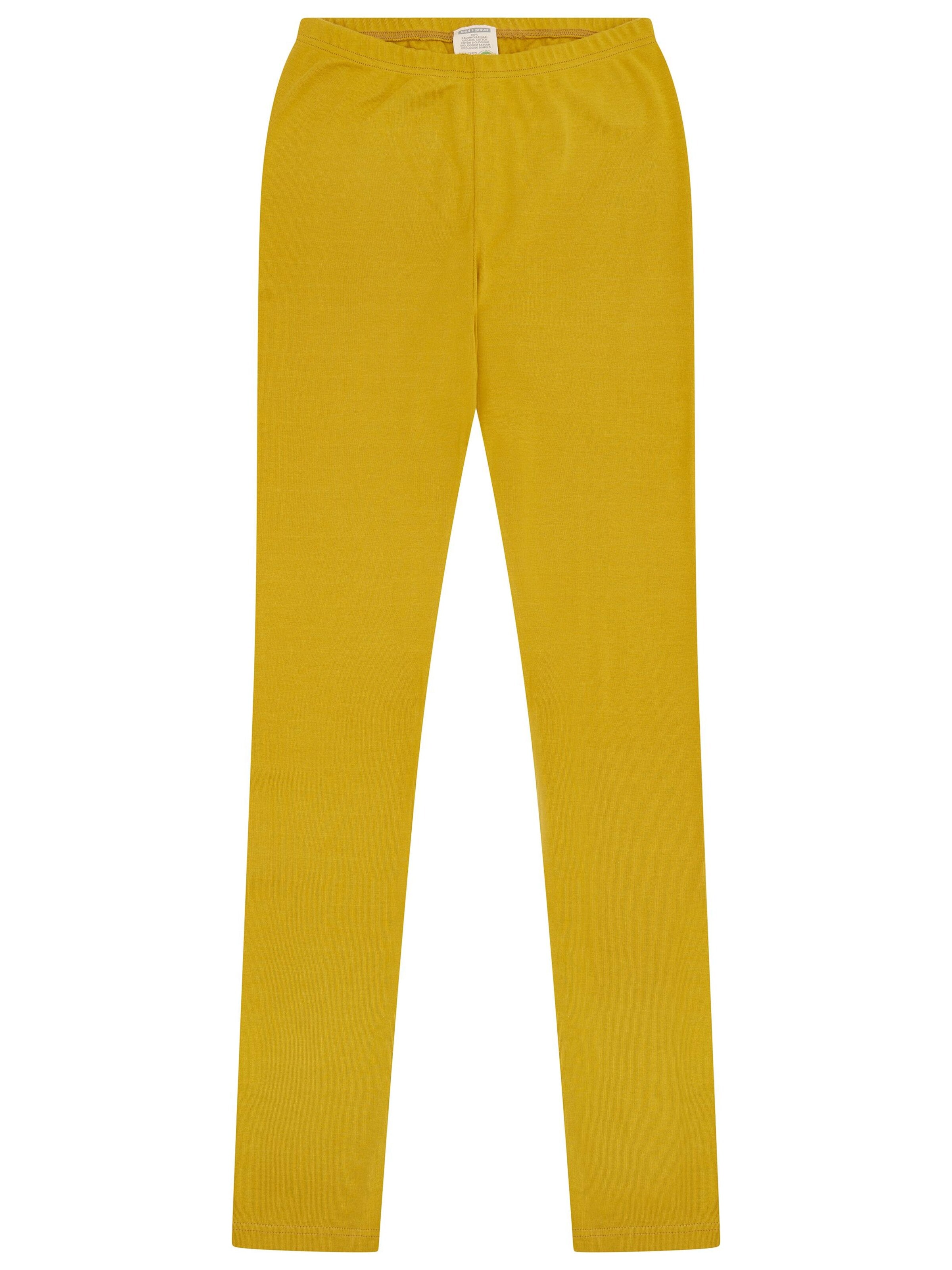 loud + proud Slim fit Leggings in Yellow: front