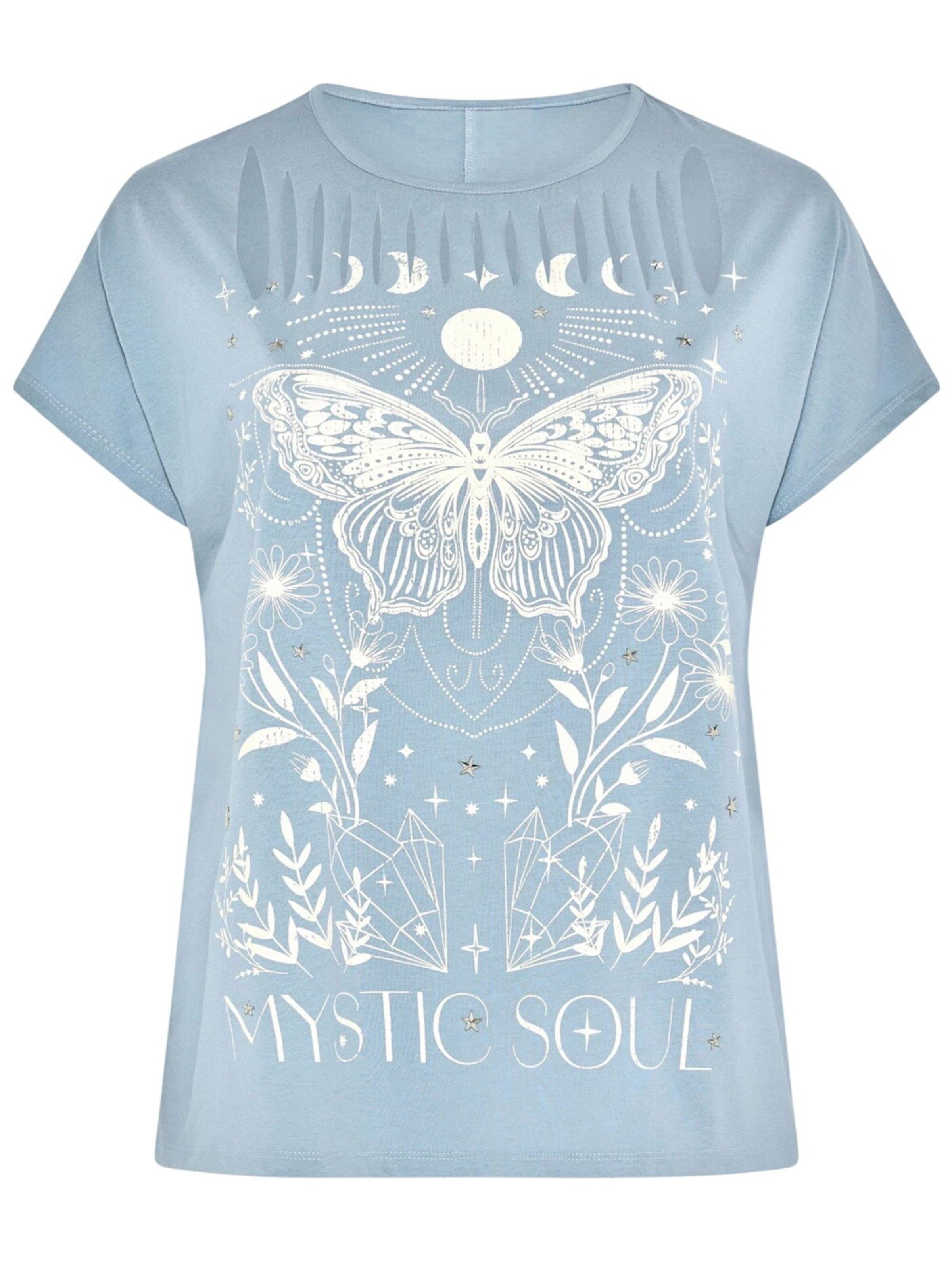 Shape Of You Shirt in Blau: Vorderseite