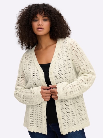 SHEEGO Kofta i beige: framsida