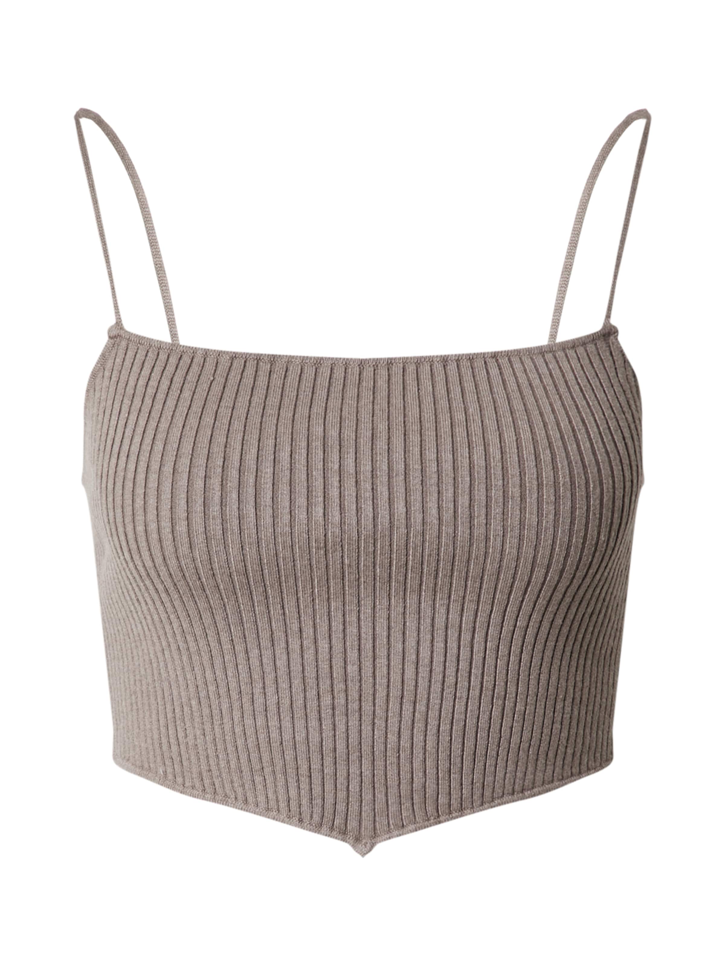 EDITED Вязаный топ 'Alica' в Бежевый: спереди