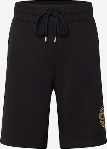 Versace Jeans Couture Loose fit Trousers in Black: front