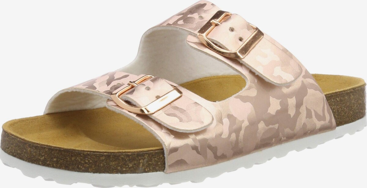 Lico Bioline Platino Pantofole Donna A Collo Basso | Chiudi Con Fibbia | Suola EVA E Interno Sintetico | Calzature Comfort Per Tutti I Giorni