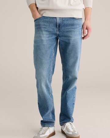 WE Fashion Loosefit Džíny – modrá: přední strana