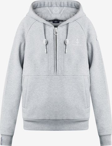 DreiMaster Maritim Sweatshirt in Grey: front