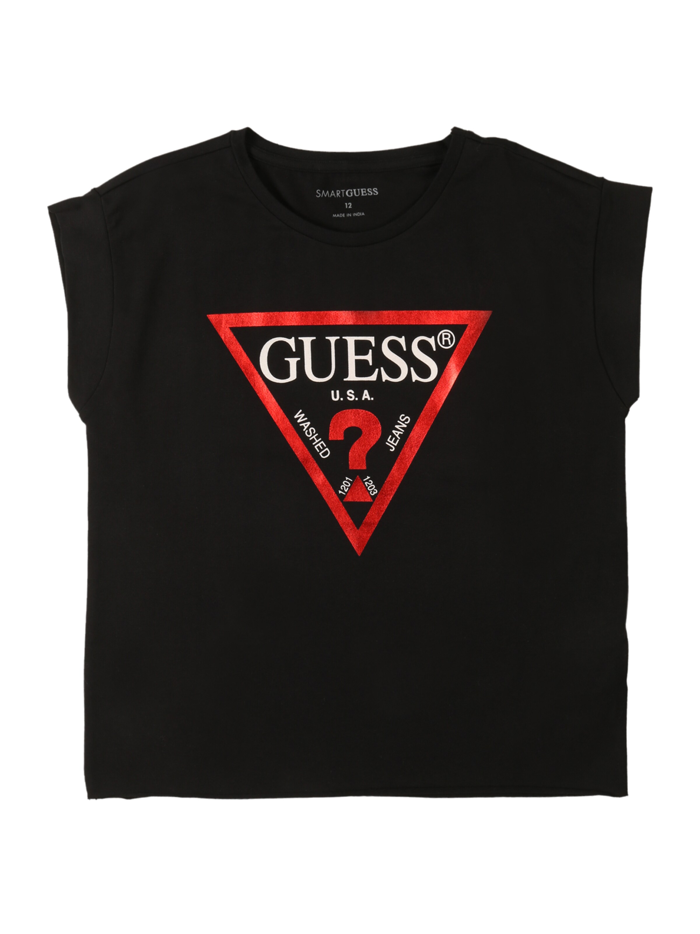 GUESS Shirt in Black: front