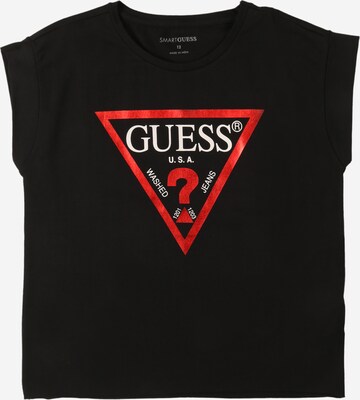 Maglietta di GUESS in nero: frontale