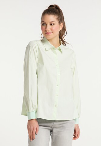 MYMO Blouse in Wit: voorkant