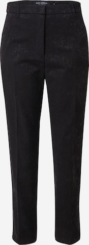 Elias Rumelis Slim fit Pleated Pants 'Alara' in Black: front