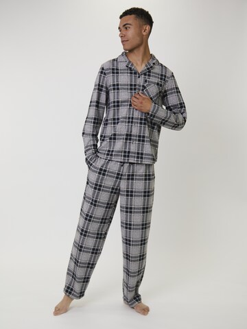 Loungeable Long Pajamas in Grey