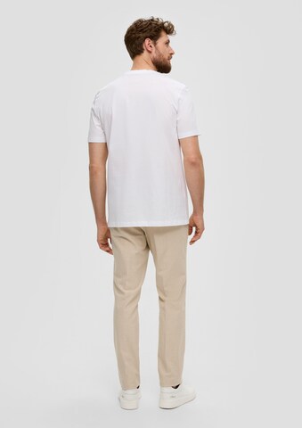 T-Shirt s.Oliver BLACK LABEL en blanc