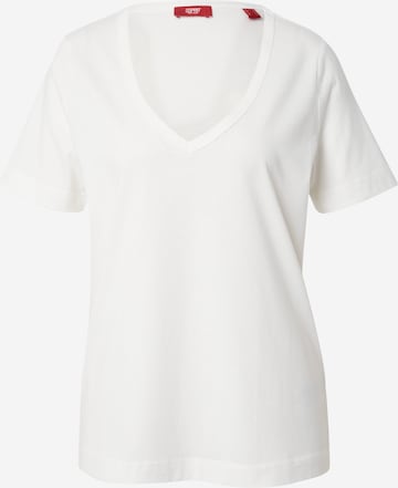 T-shirt ESPRIT en blanc : devant