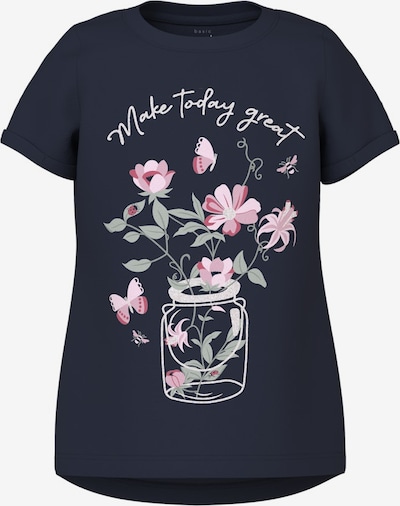 NAME IT Paita 'NMFVIX' värissä laivastonsininen / harmaa / roosa / valkoinen, Tuotenäkymä