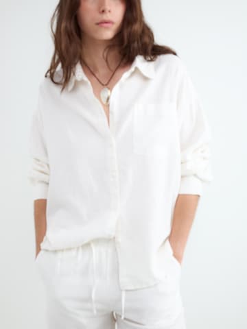 BALMOHK Bluse i hvid