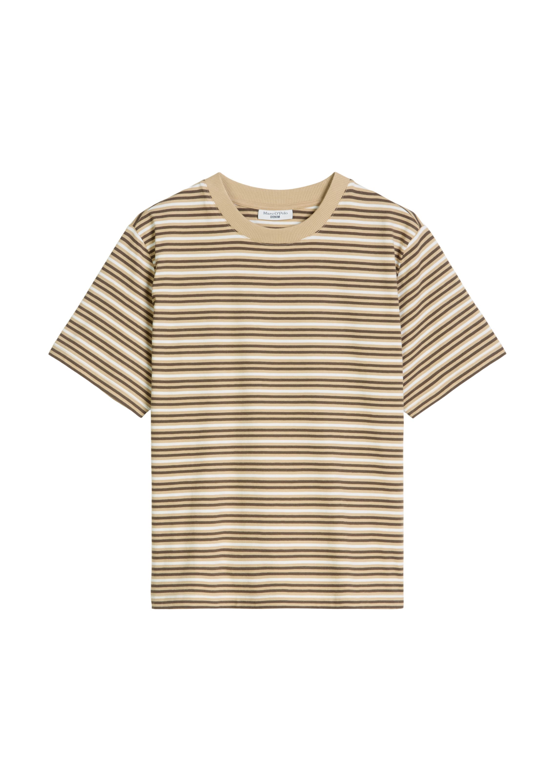 Marc O'Polo DENIM T-Shirt in Beige: Vorderseite
