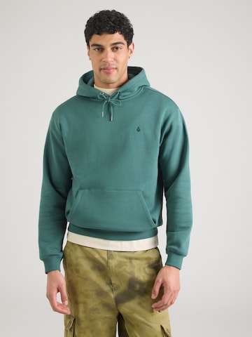 Volcom Sweatshirt 'SINGLE STONE' i grøn: forside