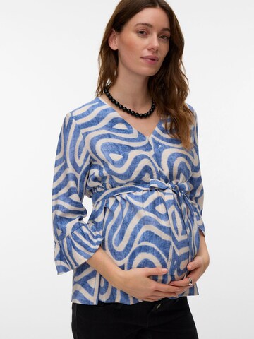 MAMALICIOUS Bluse in Blau: Vorderseite