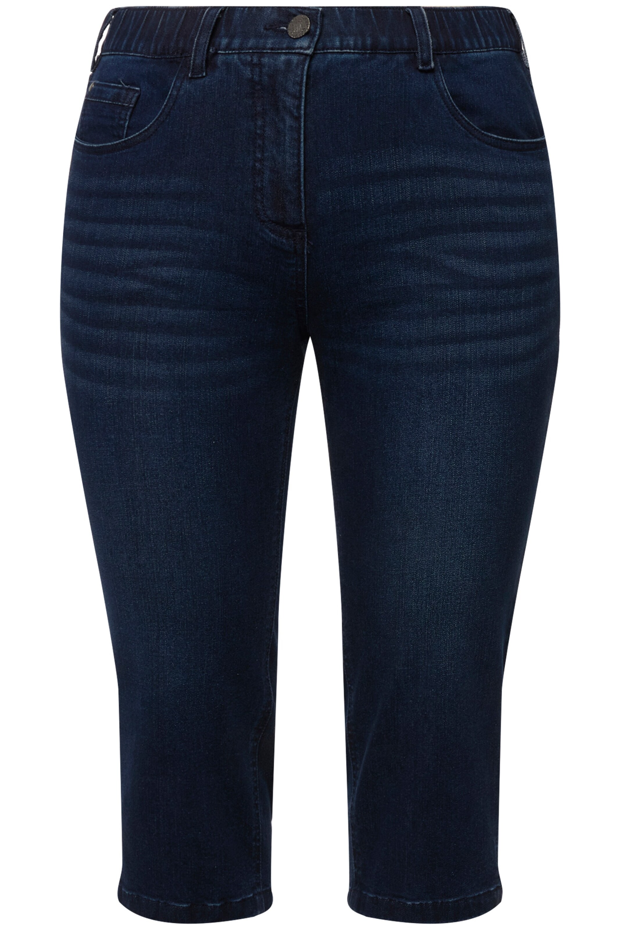 Ulla Popken Jeans in Blauw: voorkant