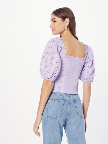 GAP - Blusa 'EYELET' em roxo