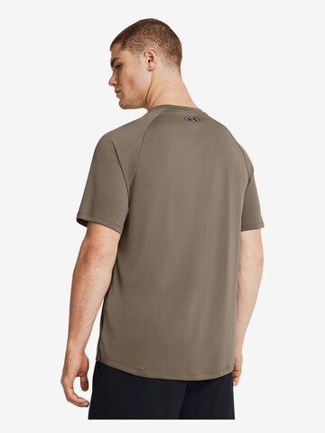 UNDER ARMOUR Regular fit Performance Shirt 'Tech 2.0' in Brown