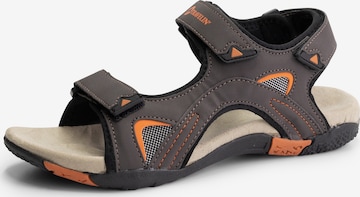 Travelin Hiking Sandals 'Volda' in Brown: front