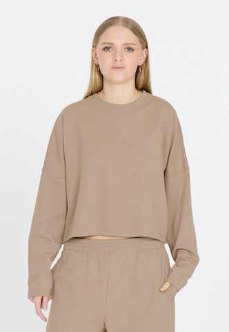 Les'Arcs Sweatshirt 'Clairen' in Brown: front