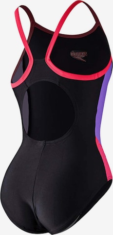 SPEEDO Sportbadeanzug in Schwarz